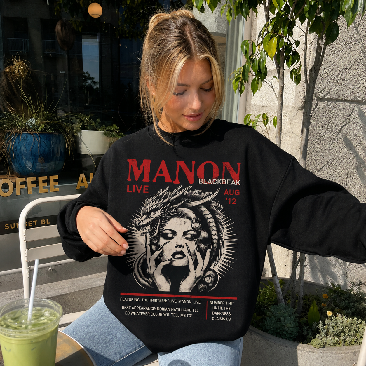 Throne of Glass Merch | Manon Blackbeak We Are Thirteen Sweater