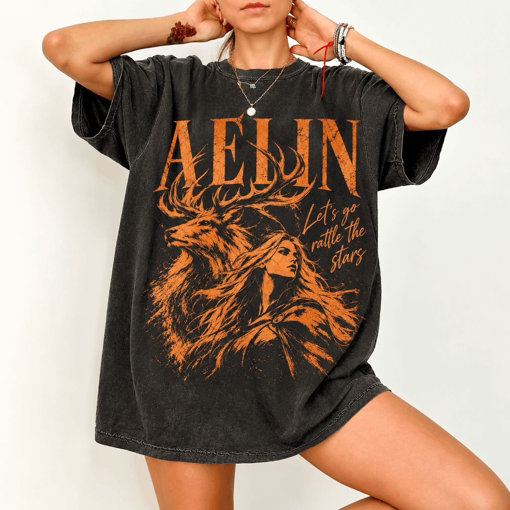 Aelin Galathynius and White Stag T-Shirt | Throne of Glass Merch