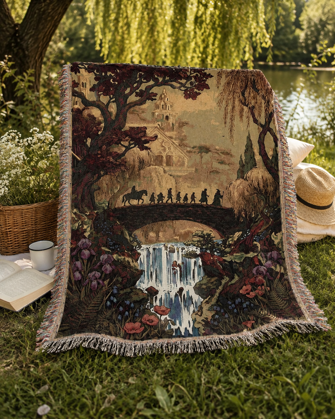 Fantasy Fellowship Journey Woven Blanket