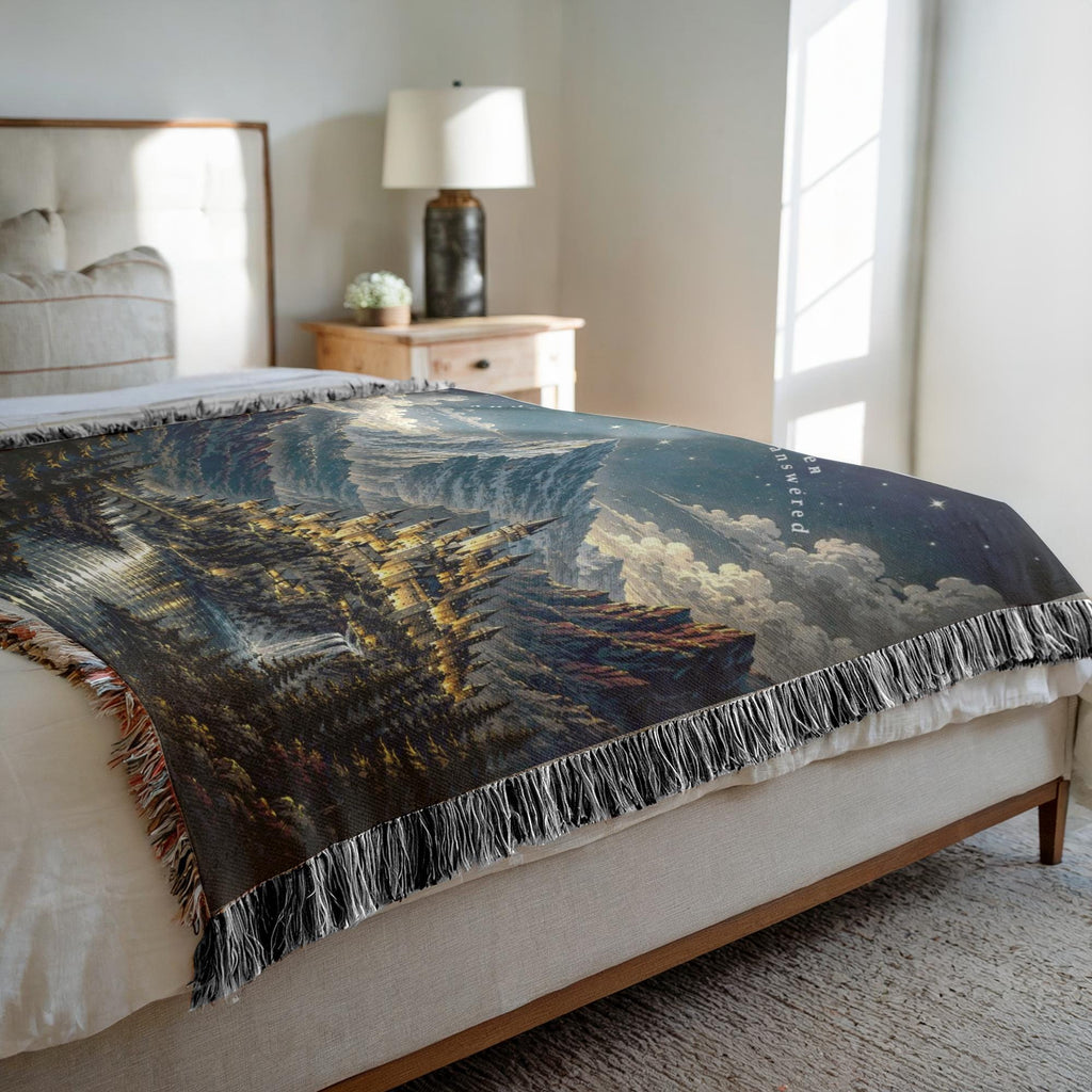 ACOTAR Woven Blanket Tapestry | Velaris City of Starlight Tapestry