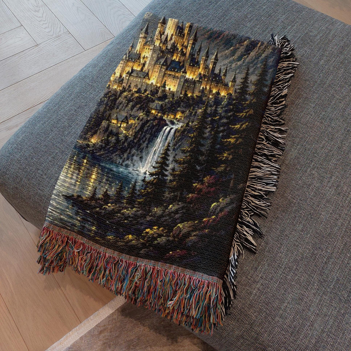 ACOTAR Woven Blanket Tapestry | Velaris City of Starlight Tapestry