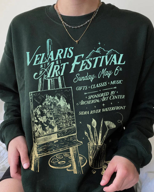 Velaris Art Festival Sweater ACOTAR Velaris Merch