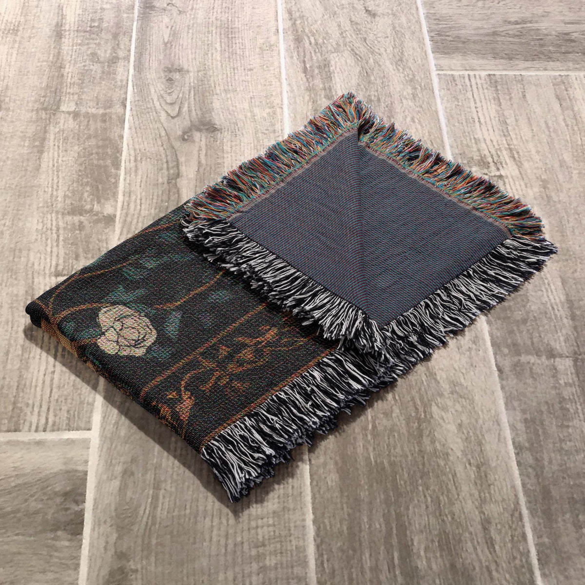 Aelin and Snowleopard Lysandra Throne of Glass Woven Blanket Tapestry