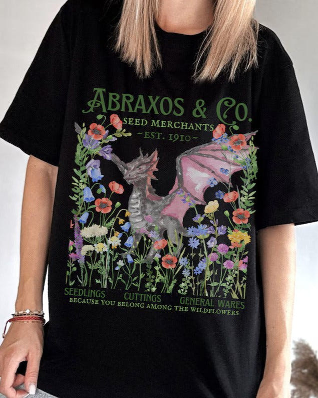 ACOTAR Merch | Abraxos Wyvern Velaris Comfort T-Shirt