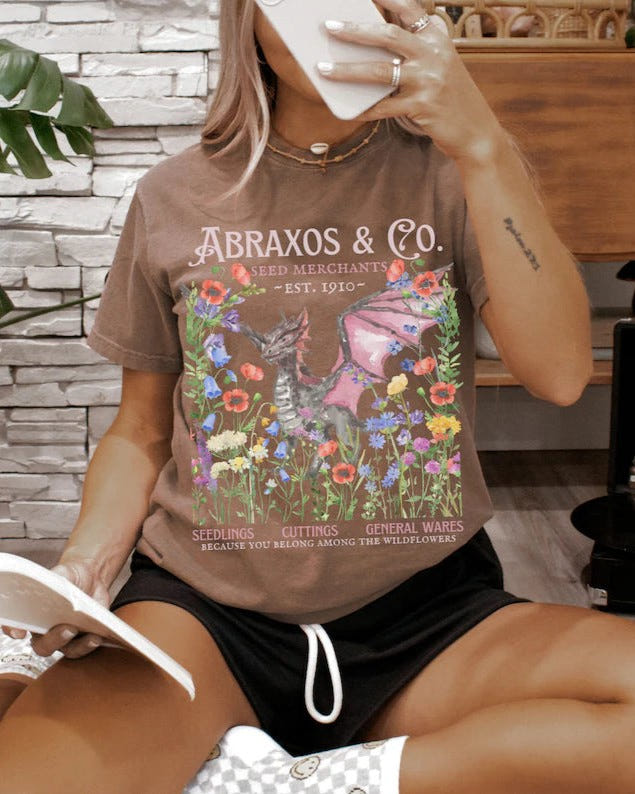ACOTAR Merch | Abraxos Wyvern Velaris Comfort T-Shirt