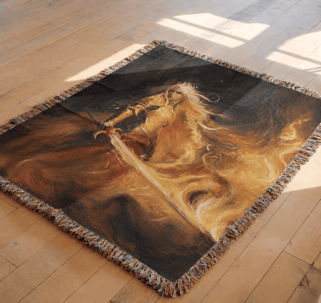 Aelin Galathynius Woven Blanket Tapestry | Throne of Glass Tapestry