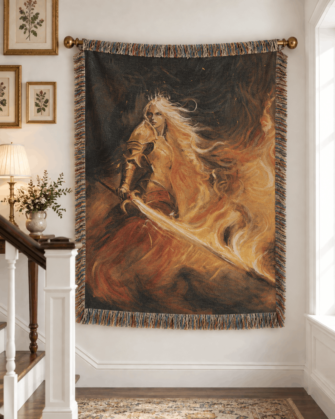 Aelin Galathynius Woven Blanket Tapestry | Throne of Glass Tapestry