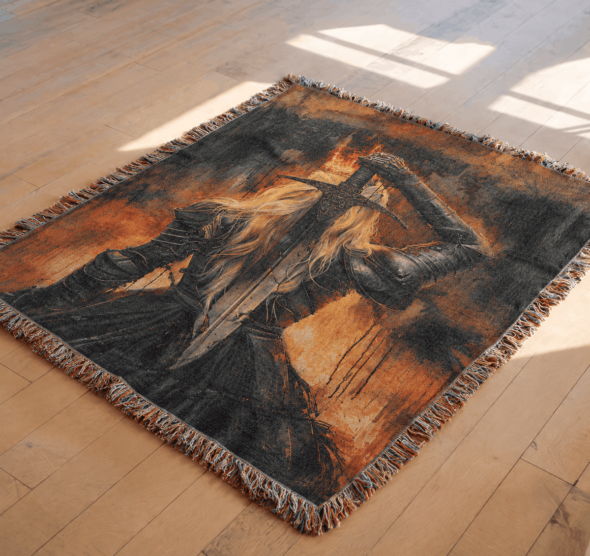 Aelin Galathynius Woven Blanket Tapestry | Throne of Glass Woven Blanket Tapestry