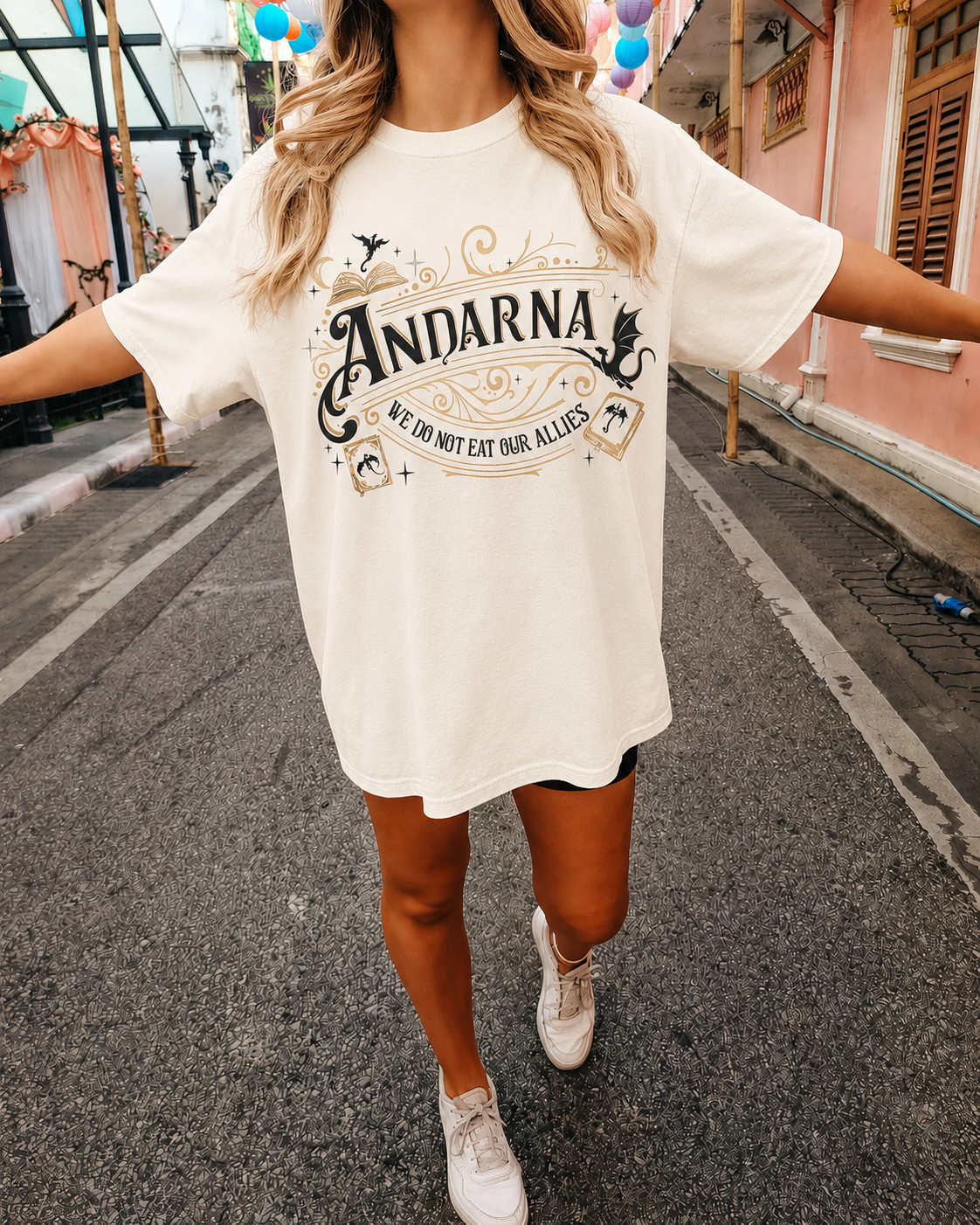 Fourth Wing Merch | Andarna We Do Not Eat Our Allies Shirt