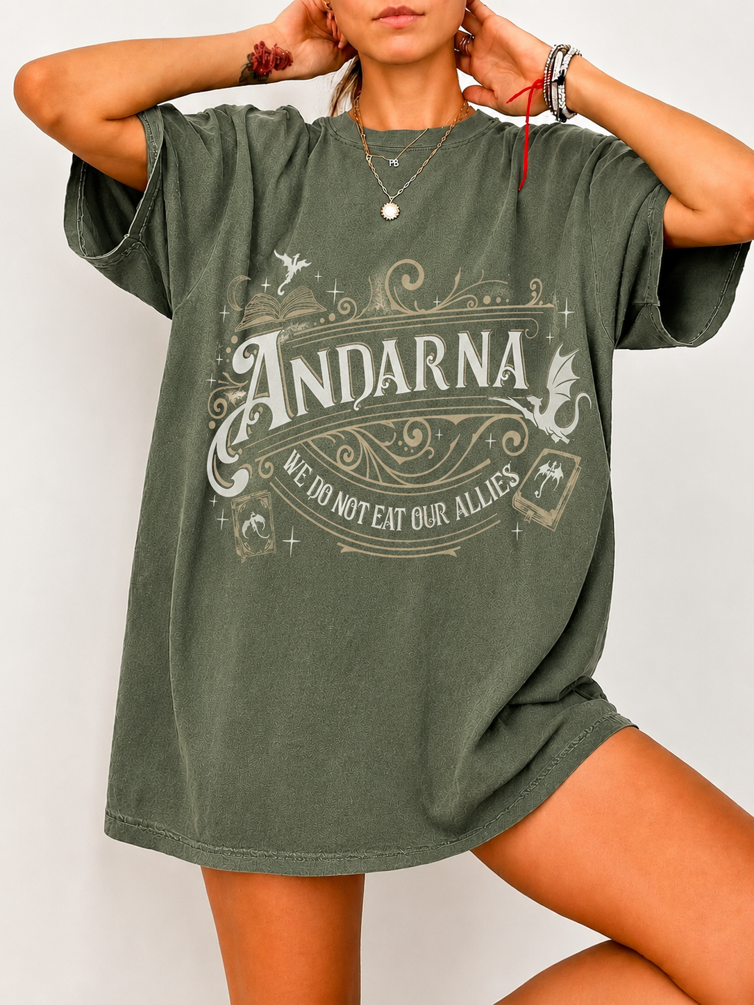 Fourth Wing Merch | Andarna We Do Not Eat Our Allies Shirt