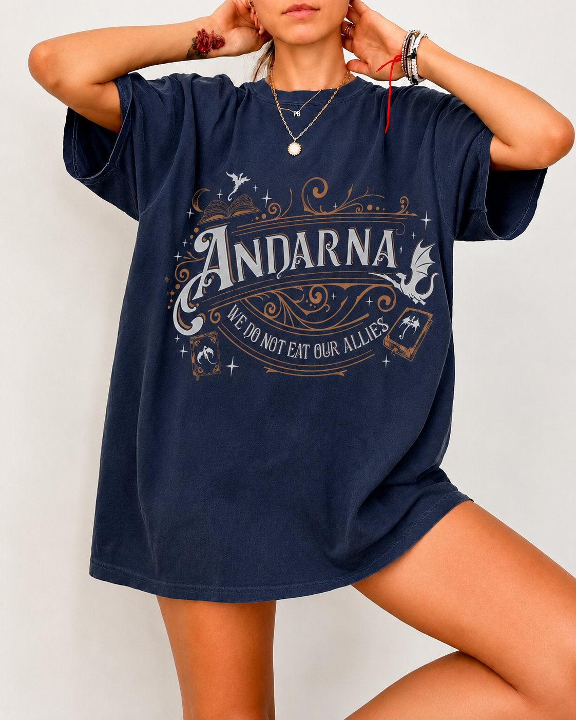 Fourth Wing Merch | Andarna We Do Not Eat Our Allies Shirt