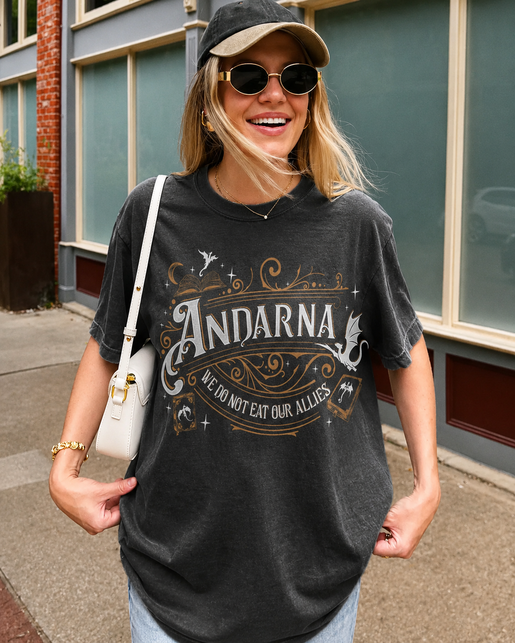 Fourth Wing Merch | Andarna We Do Not Eat Our Allies Shirt