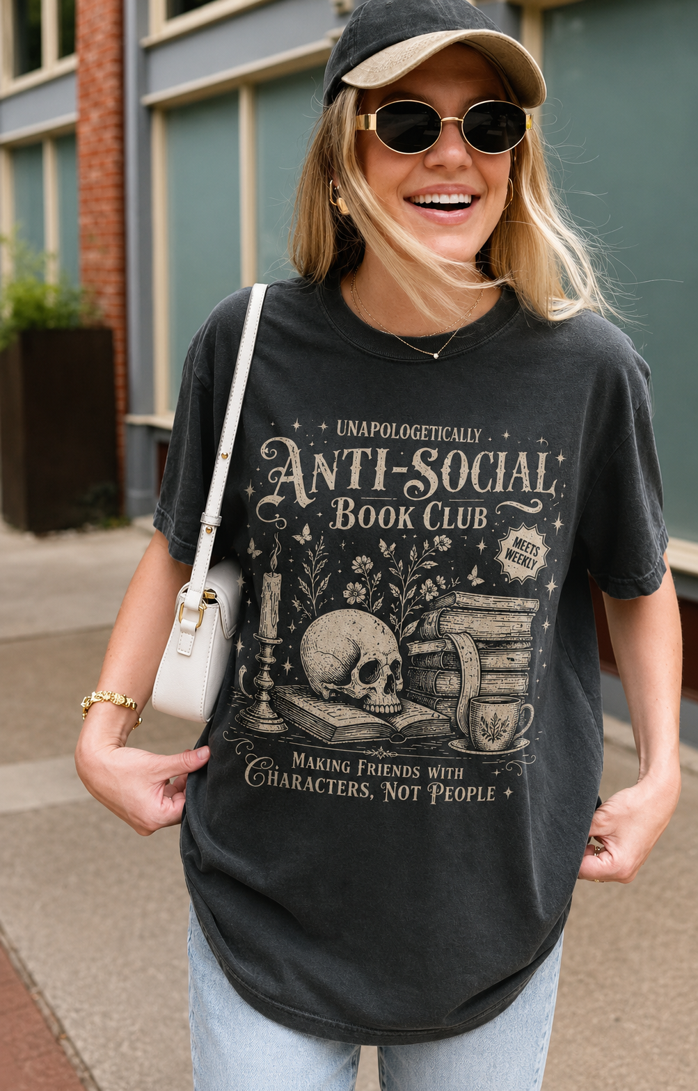 Anti Social Book Club Shirt | Bookish Merch