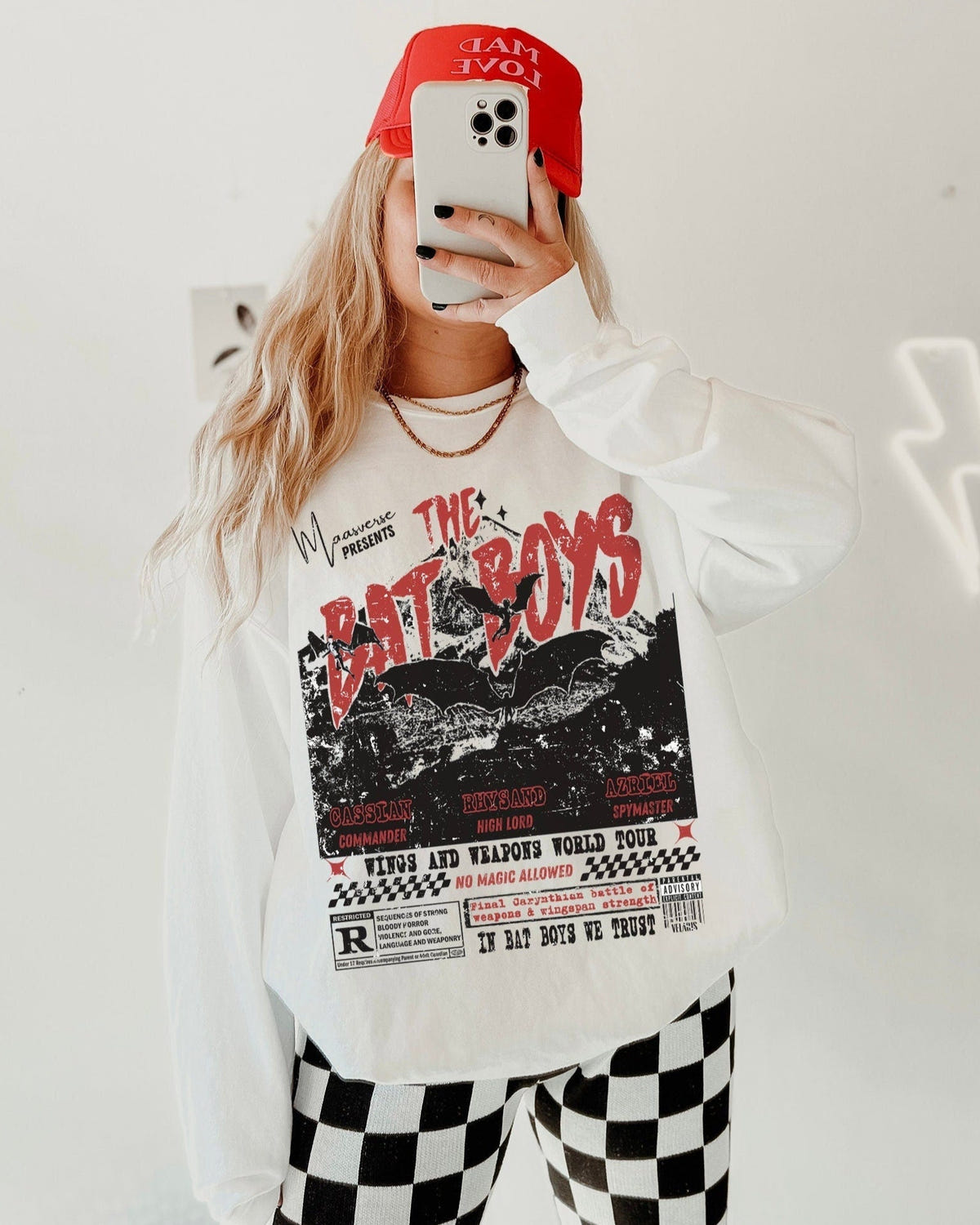 Bat Boys Sweatshirt Wingspan Battles ACOTAR Merch