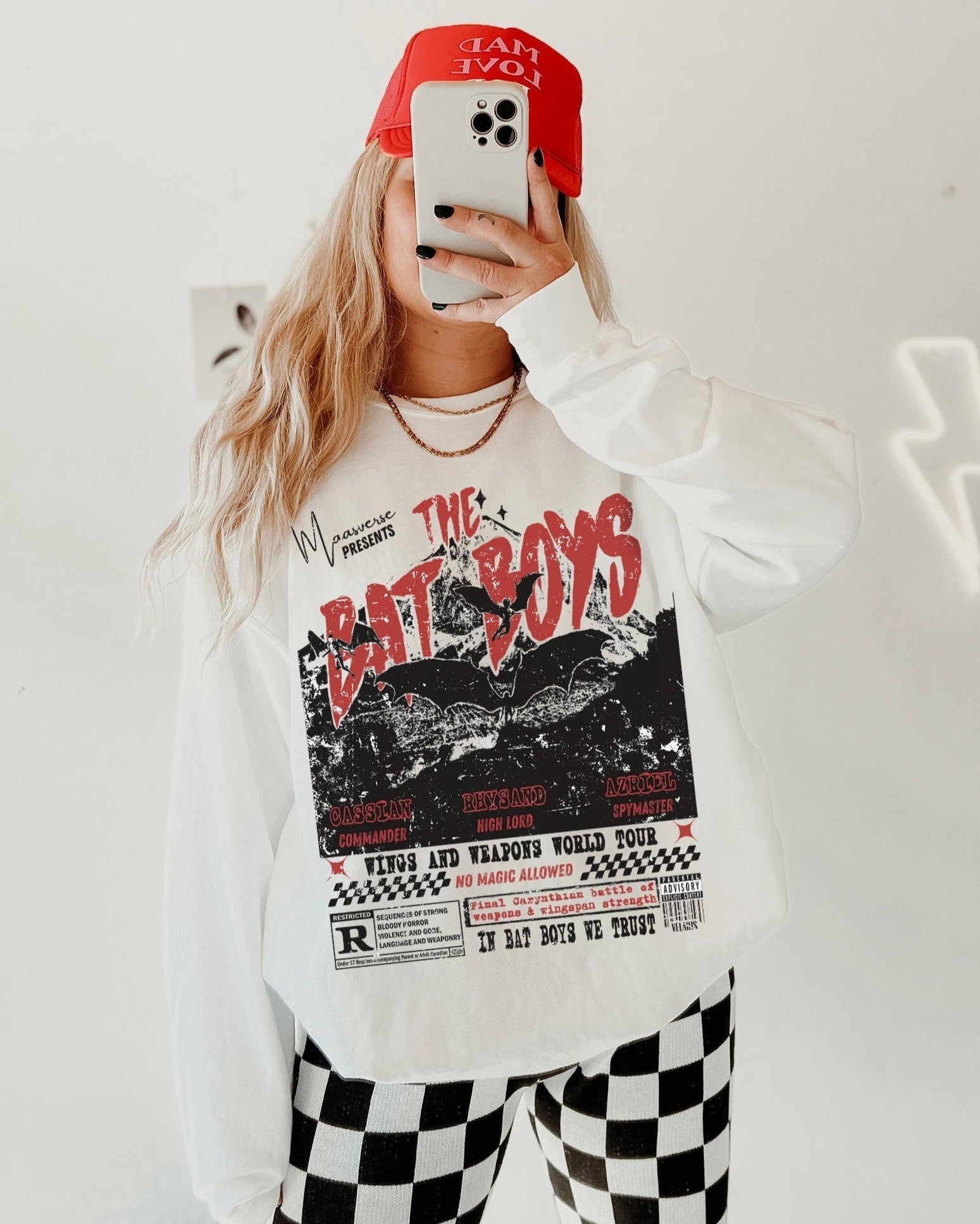 Bat Boys Sweatshirt Wingspan Battles ACOTAR Merch