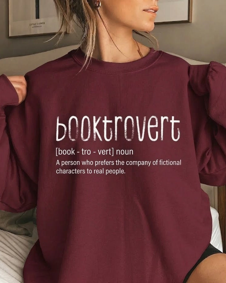 Booktrovert Sweatshirt Bookish Merch