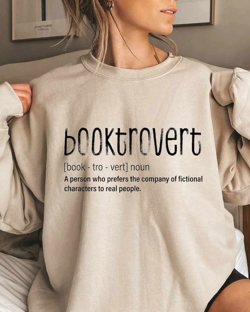 Booktrovert Sweatshirt Bookish Merch