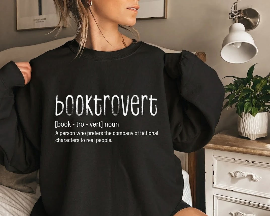Booktrovert Sweatshirt Bookish Merch