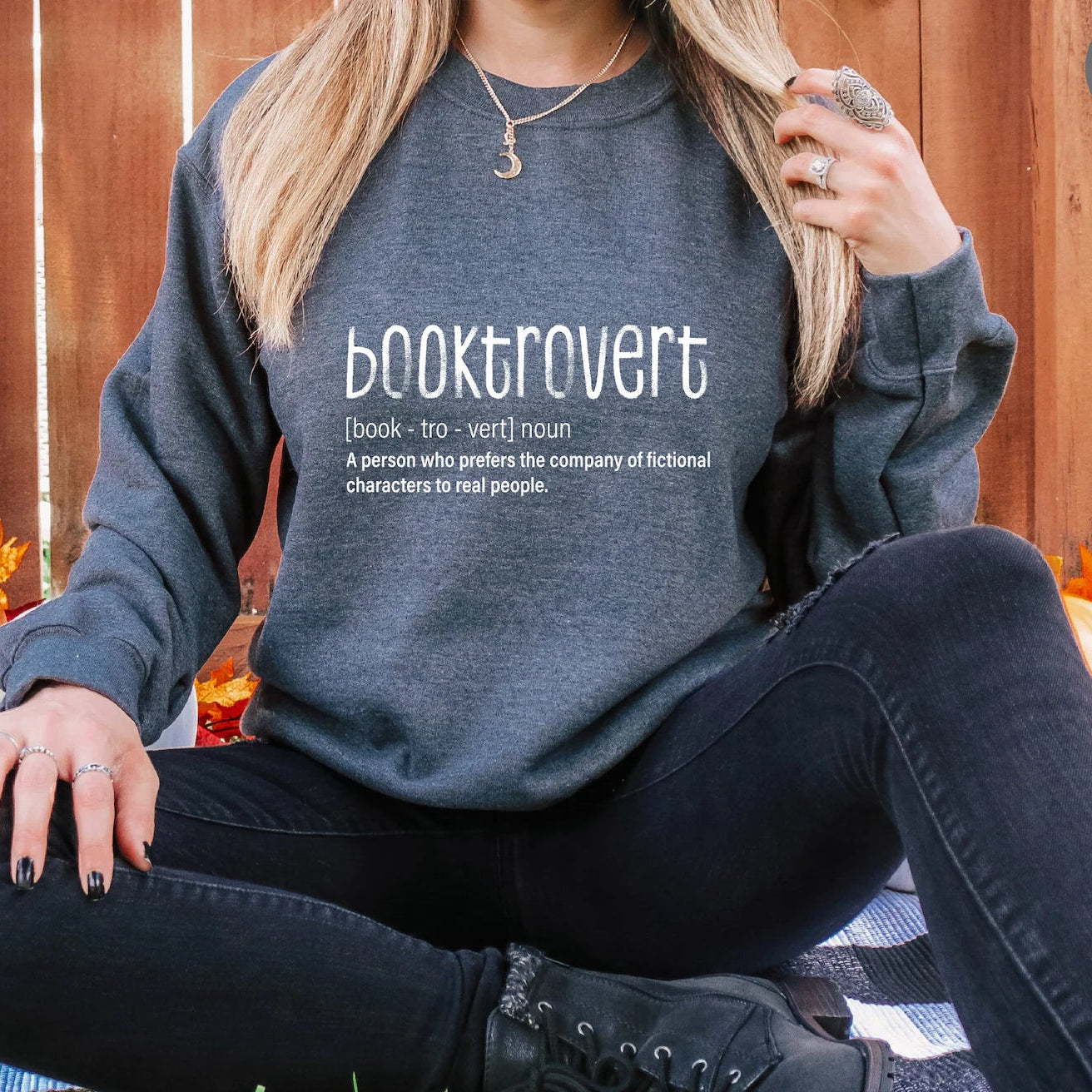 Booktrovert Sweatshirt Bookish Merch