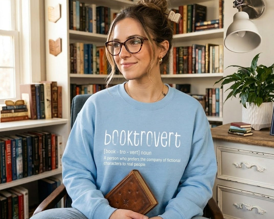 Booktrovert Sweatshirt Bookish Merch