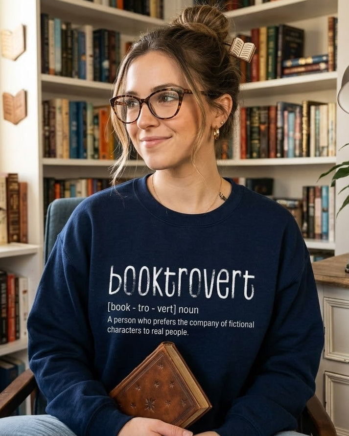 Booktrovert Sweatshirt Bookish Merch