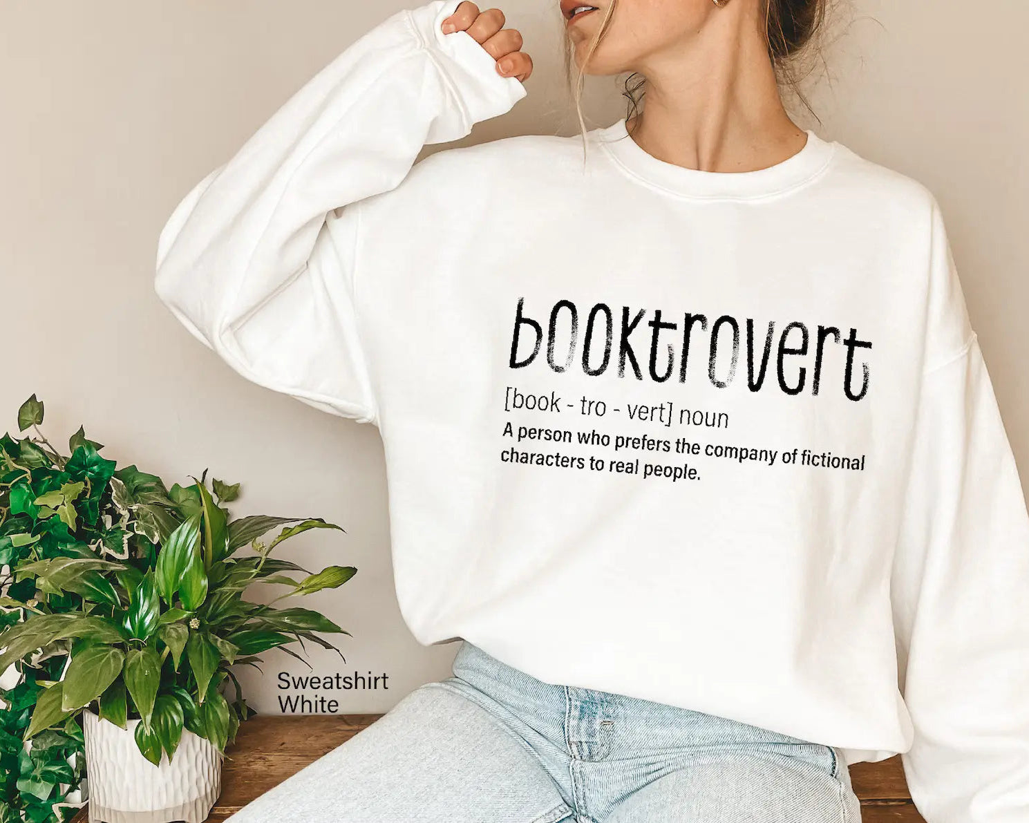 Booktrovert Sweatshirt Bookish Merch
