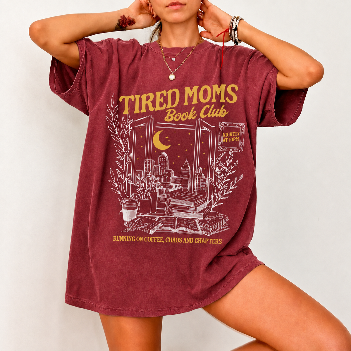 Tired Mom Book Club Shirt | Bookish Merch