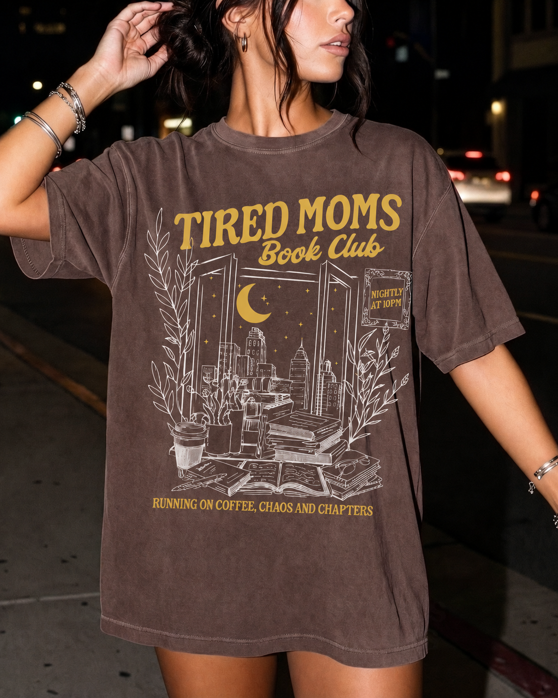 Tired Mom Book Club Shirt | Bookish Merch