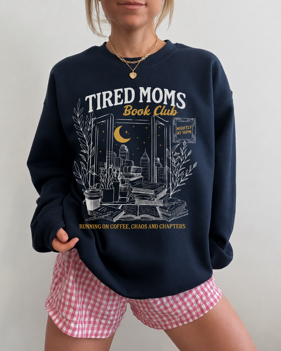 Tired Moms Book Club Sweater | Bookish Merch