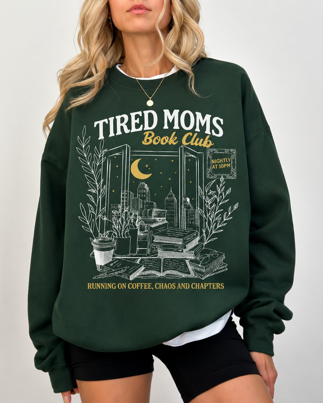 Tired Moms Book Club Sweater | Bookish Merch