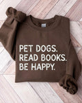 Dogs Reading Books Sweater Funny Bookish Merch