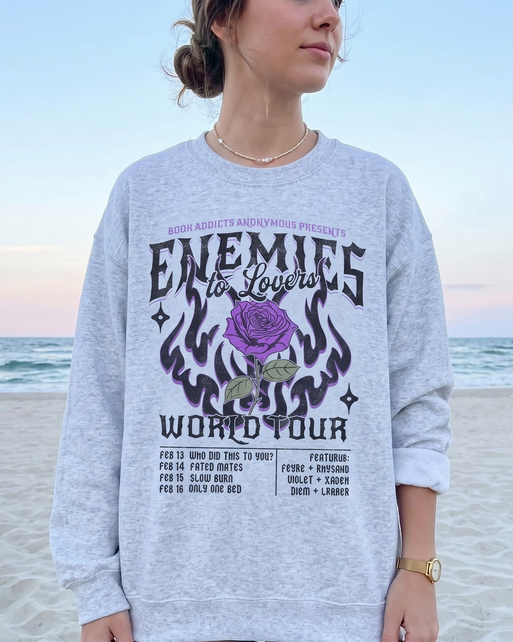 Bookish Merch | Enemies To Lovers Sweater