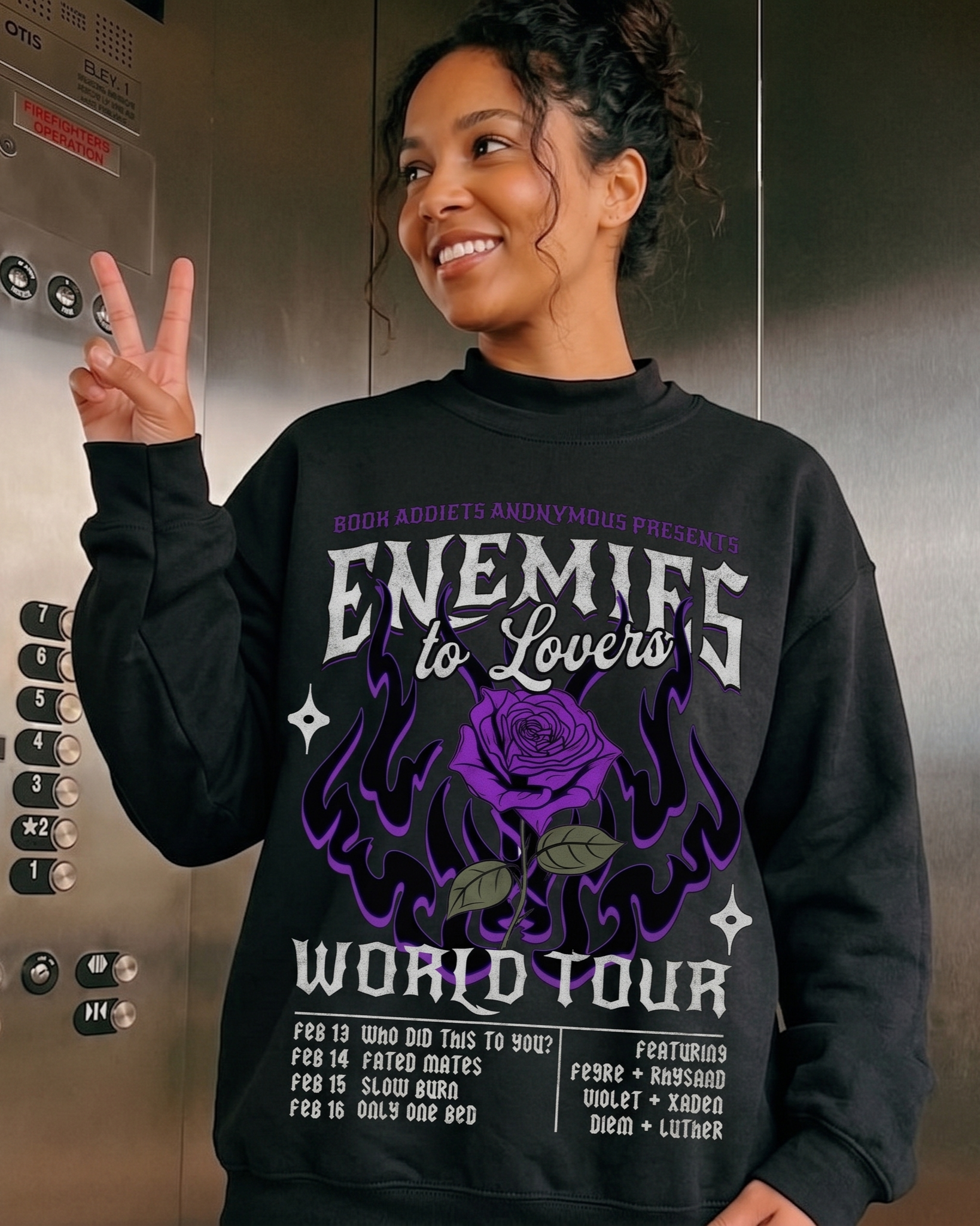 Bookish Merch | Enemies To Lovers Sweater