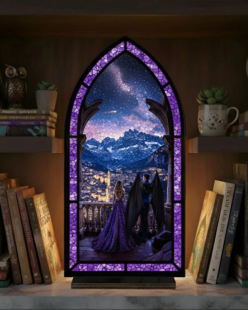 Feyre and Rhysand ACOTAR Suncatcher Candle Holder