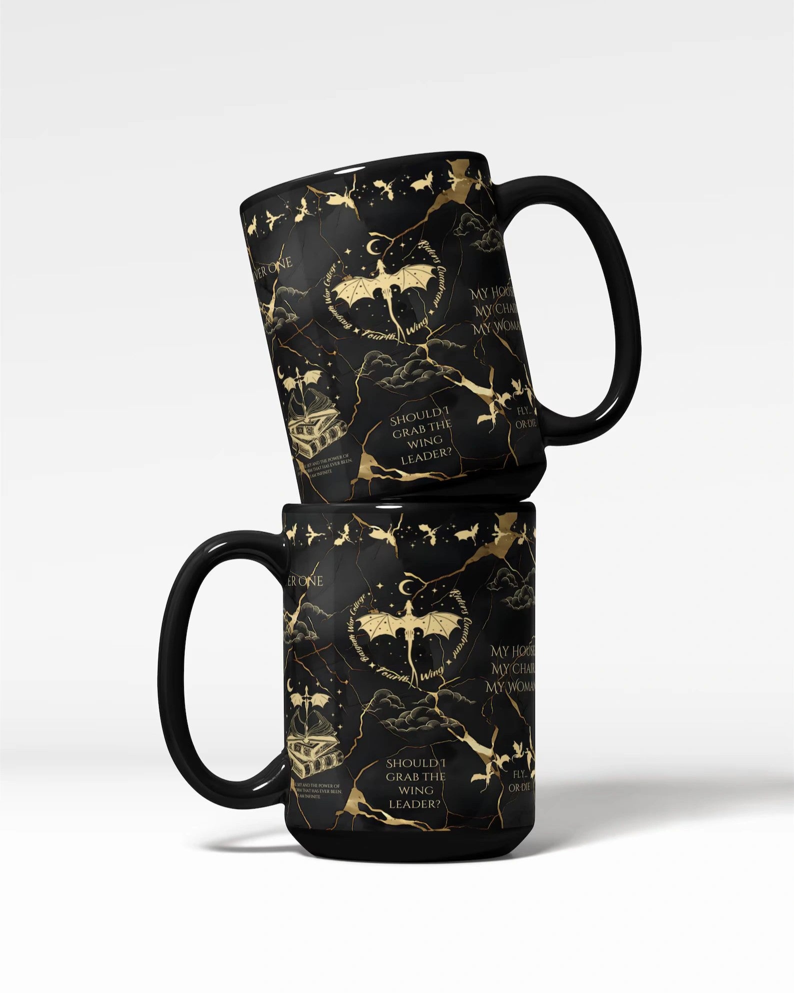 Fourth Wing Mug | Bookish Dragon Mug
