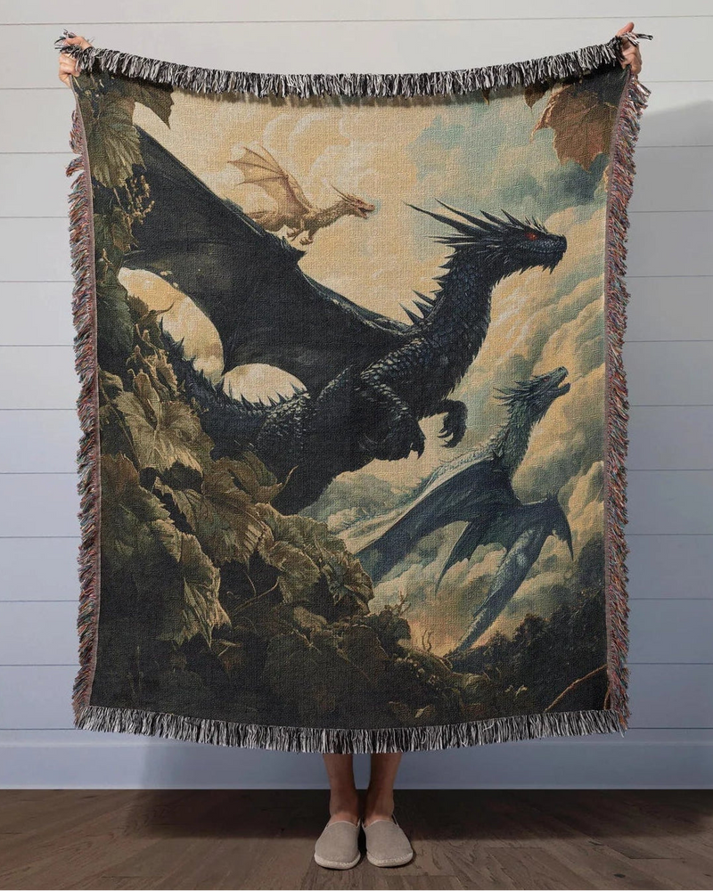 Fourth Wing Woven Blanket