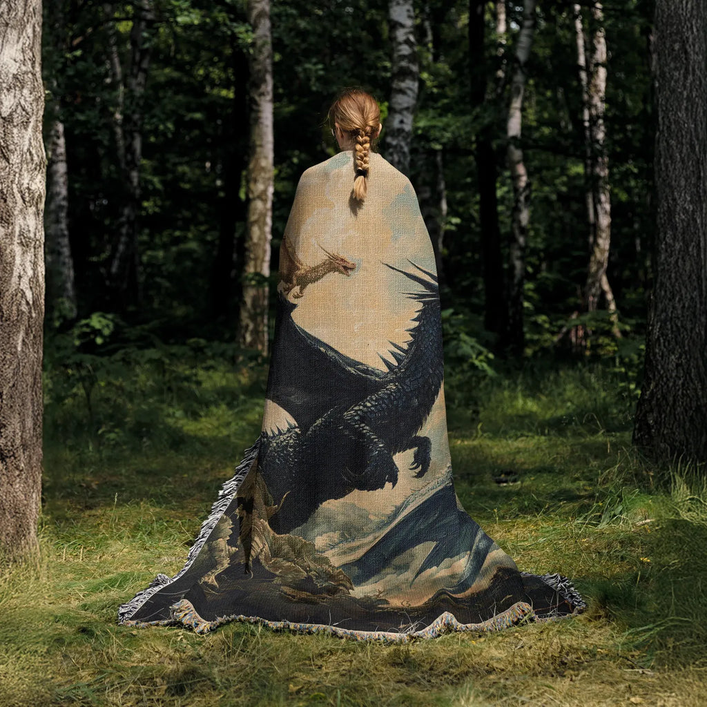 Fourth Wing Woven Blanket