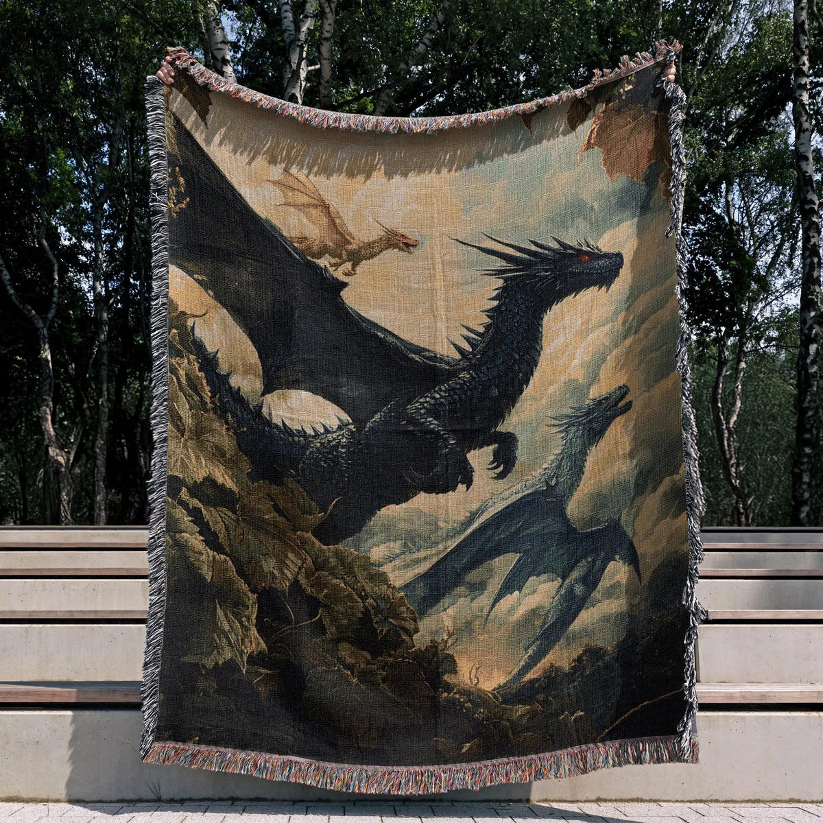 Fourth Wing Woven Blanket