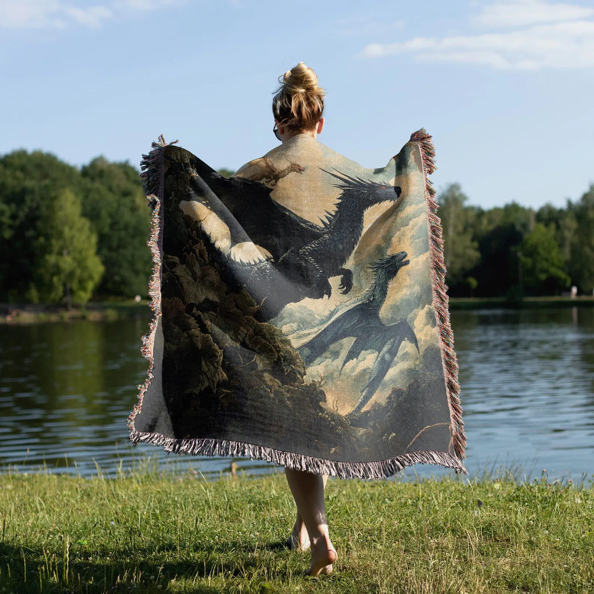 Fourth Wing Woven Blanket