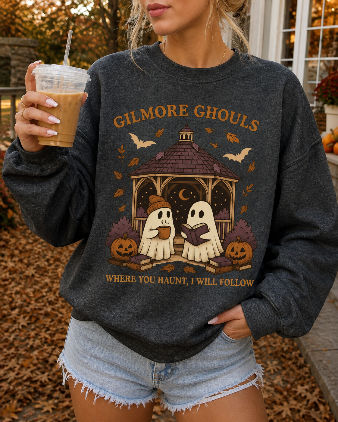 Gilmore Ghouls Sweater | Bookish Merch | Halloween Gift For Book Lover