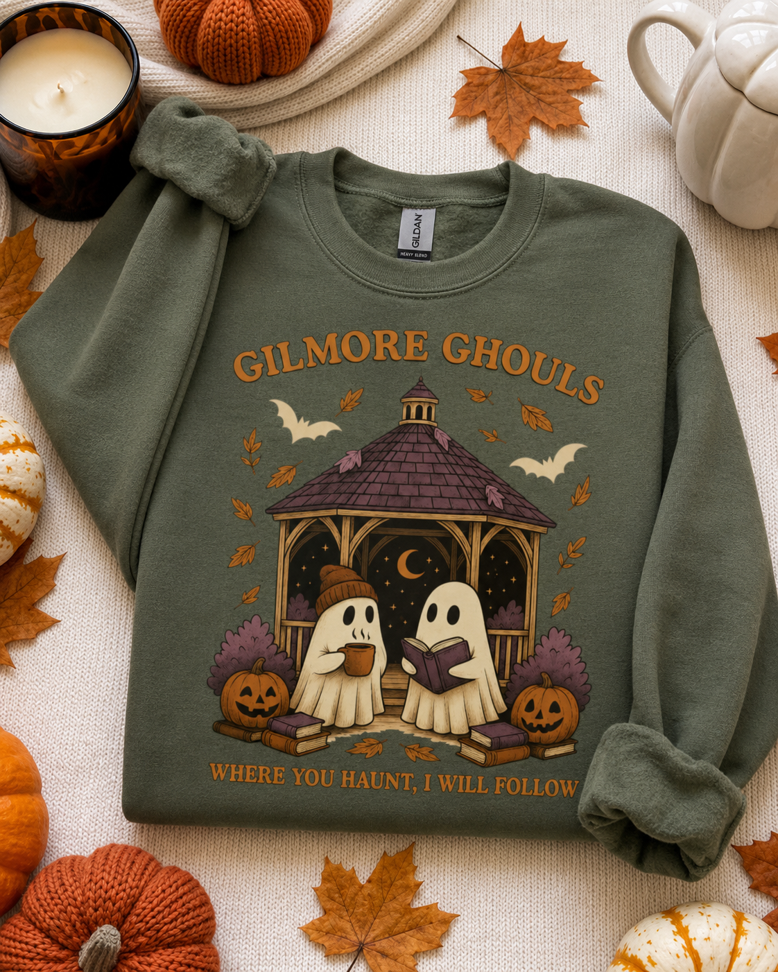 Gilmore Ghouls Sweater | Bookish Merch | Halloween Gift For Book Lover