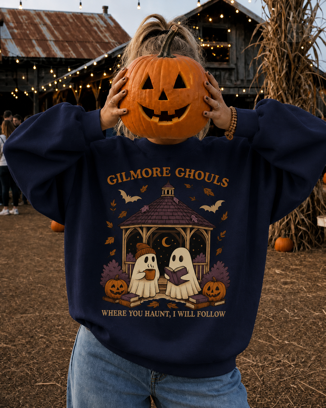 Gilmore Ghouls Sweater | Bookish Merch | Halloween Gift For Book Lover