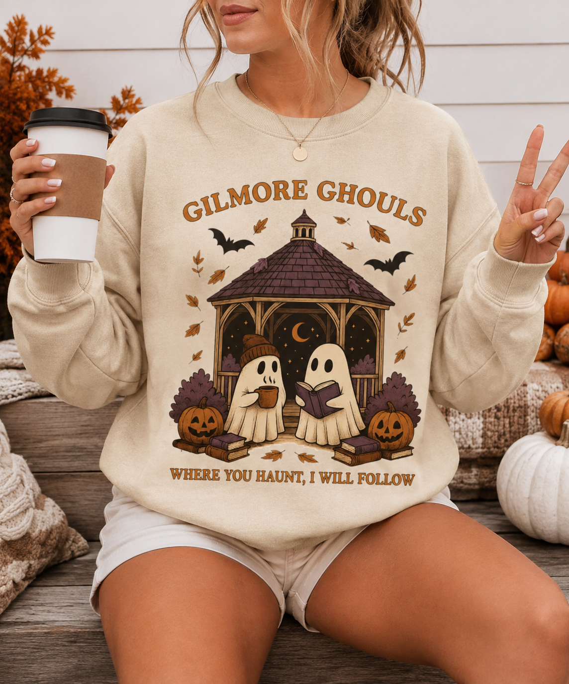 Gilmore Ghouls Sweater | Bookish Merch | Halloween Gift For Book Lover