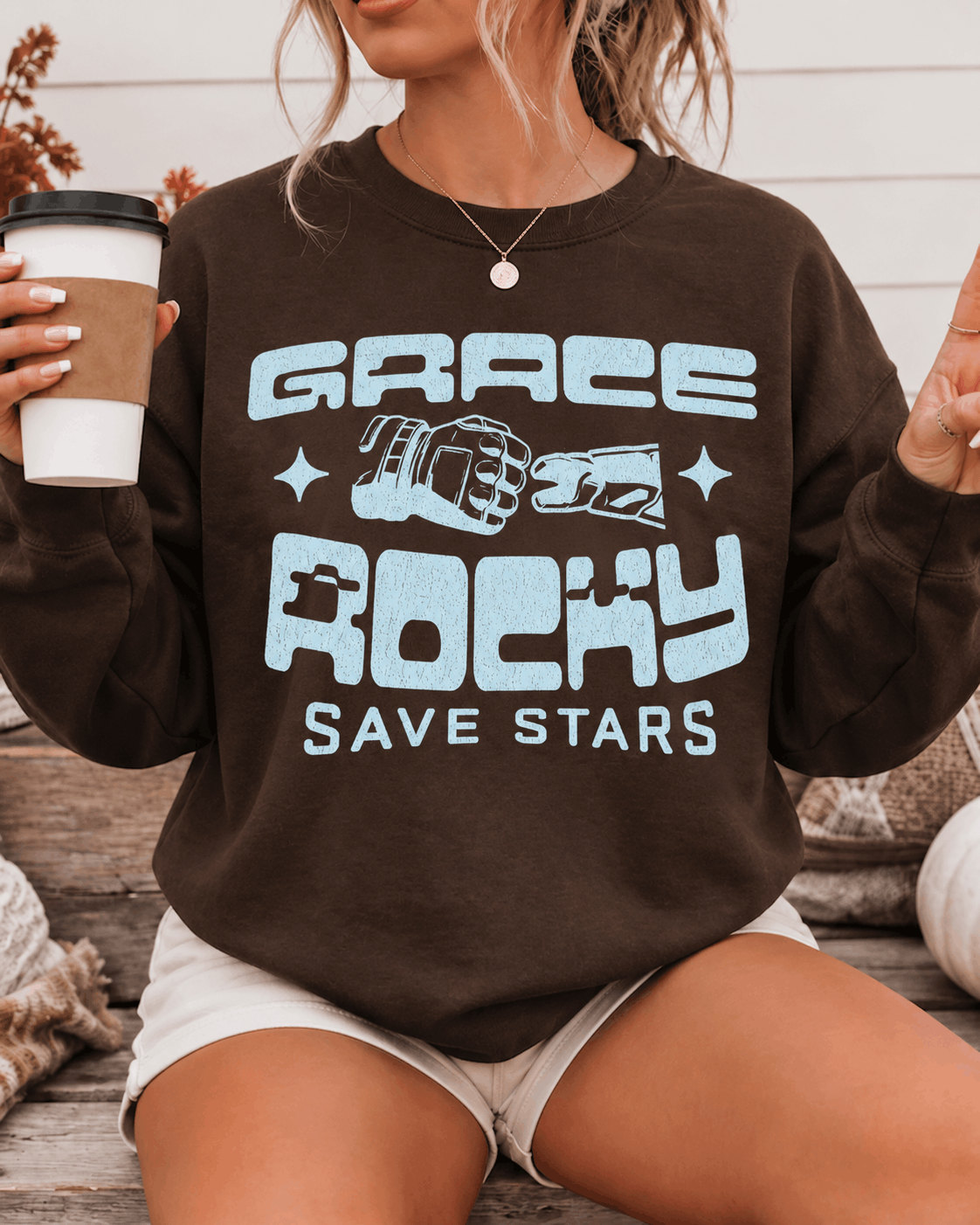 Grace Rocky Save Stars Sweater | Project Hail Mary Rocky Sweater