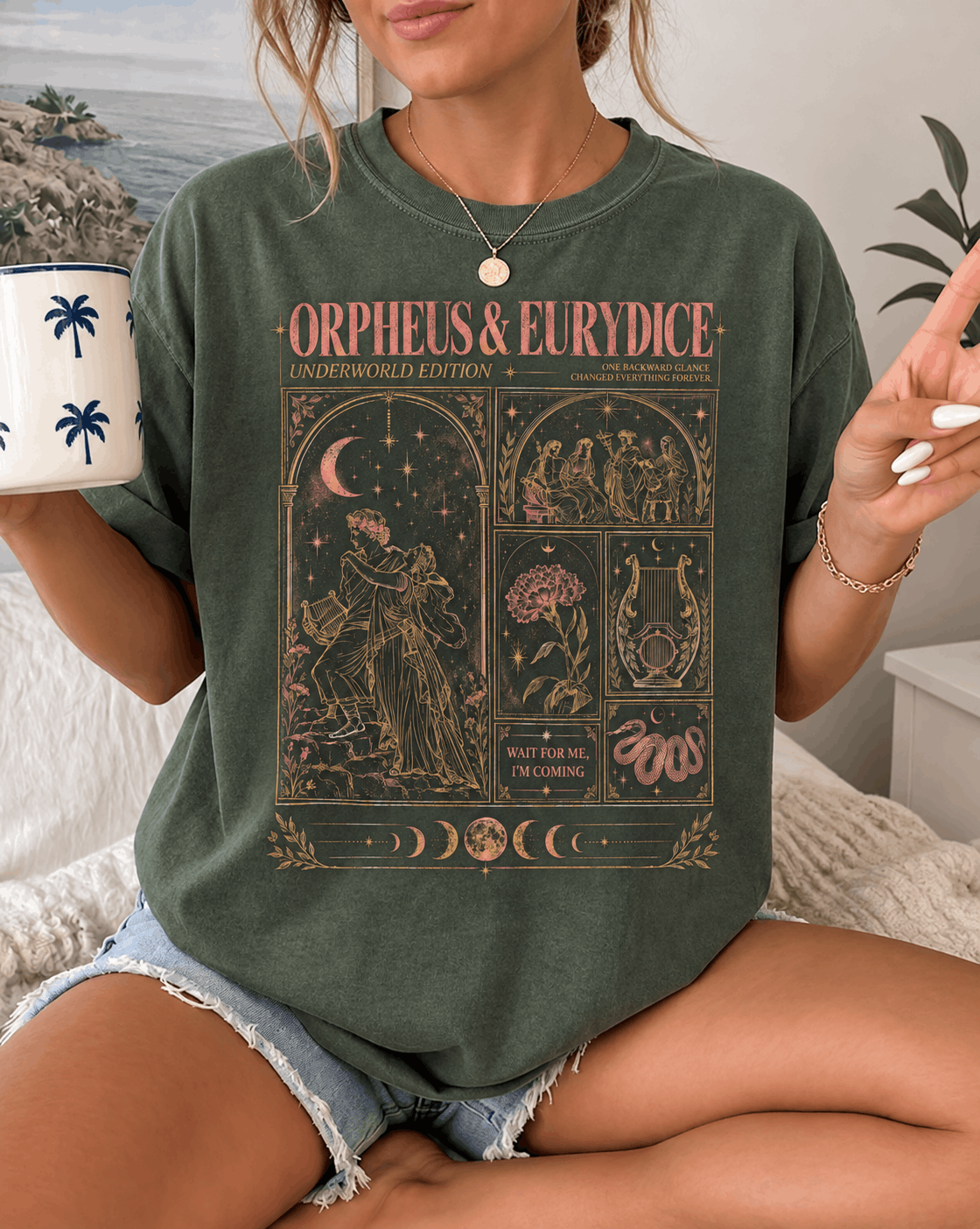 Greek God Mythology Shirt | Orpheus Eurydice Shirt