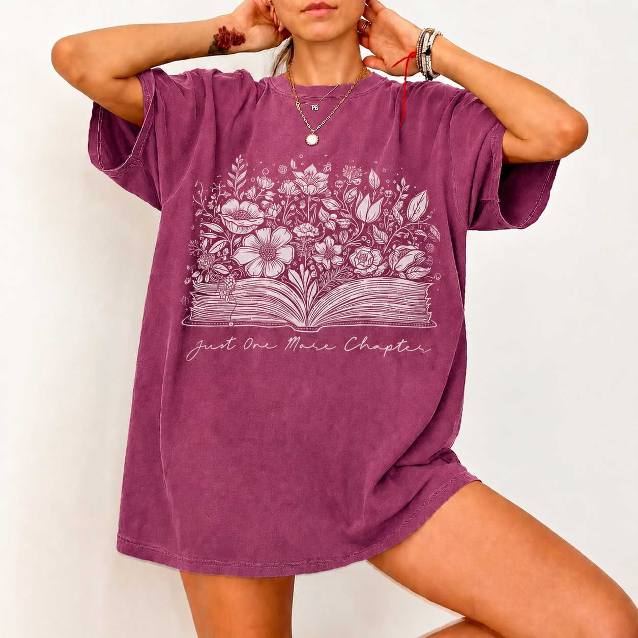 Bookish Merch Just One More Chapter Comfort T-Shirt