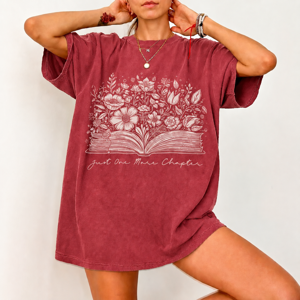 Bookish Merch Just One More Chapter Comfort T-Shirt