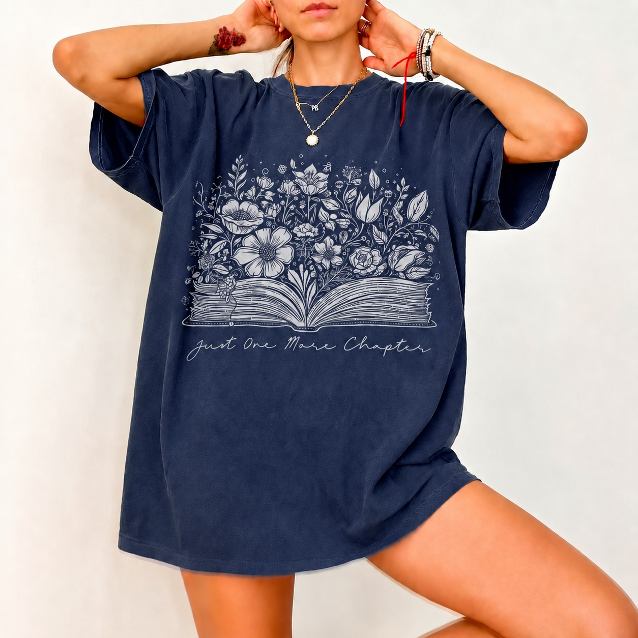 Just One More Chapter Comfort Color T-Shirt Bookish Merch