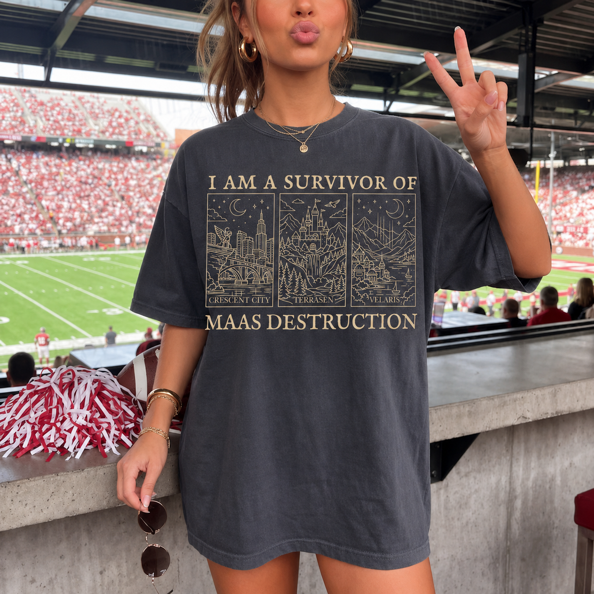 Maas Destruction Shirt | ACOTAR Merch | SJM Merch
