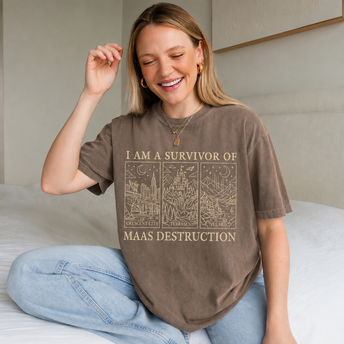 Maas Destruction Shirt | ACOTAR Merch | SJM Merch